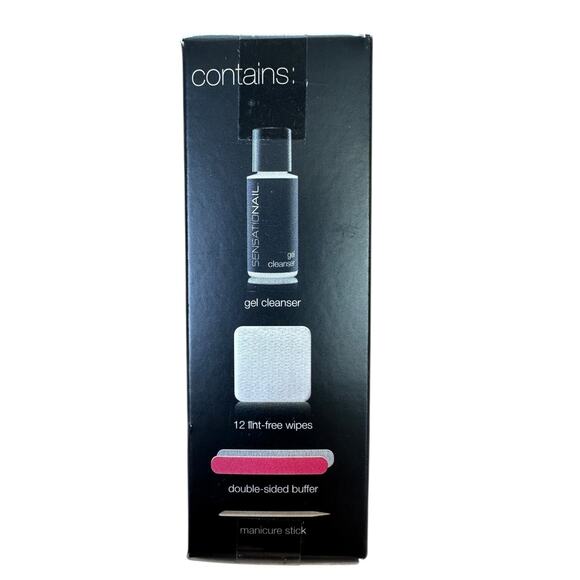 Genuine Sensationail Sensational Gel Nail Cleanser & Lint Free Wipes Kit - Picture 2 of 5